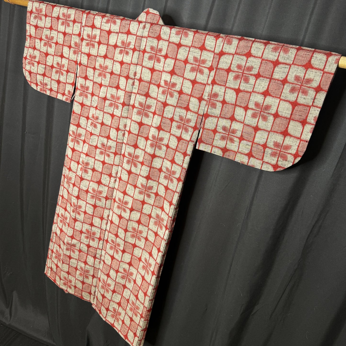 "Ikat Quilt" Vintage Child's Kimono