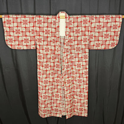 "Ikat Quilt" Vintage Child's Kimono