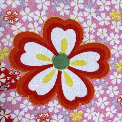 "Butterfly Wheels" Vintage Girl's Kimono