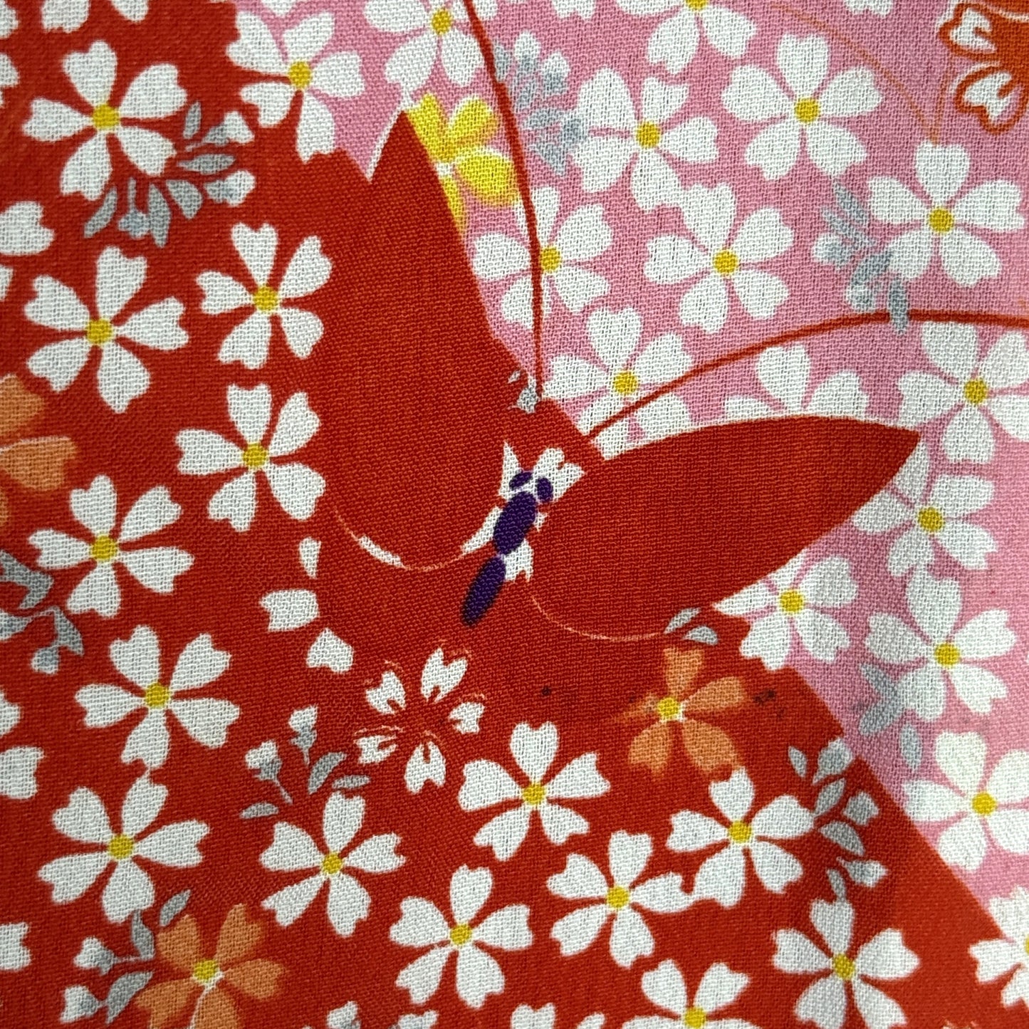 "Butterfly Wheels" Vintage Girl's Kimono
