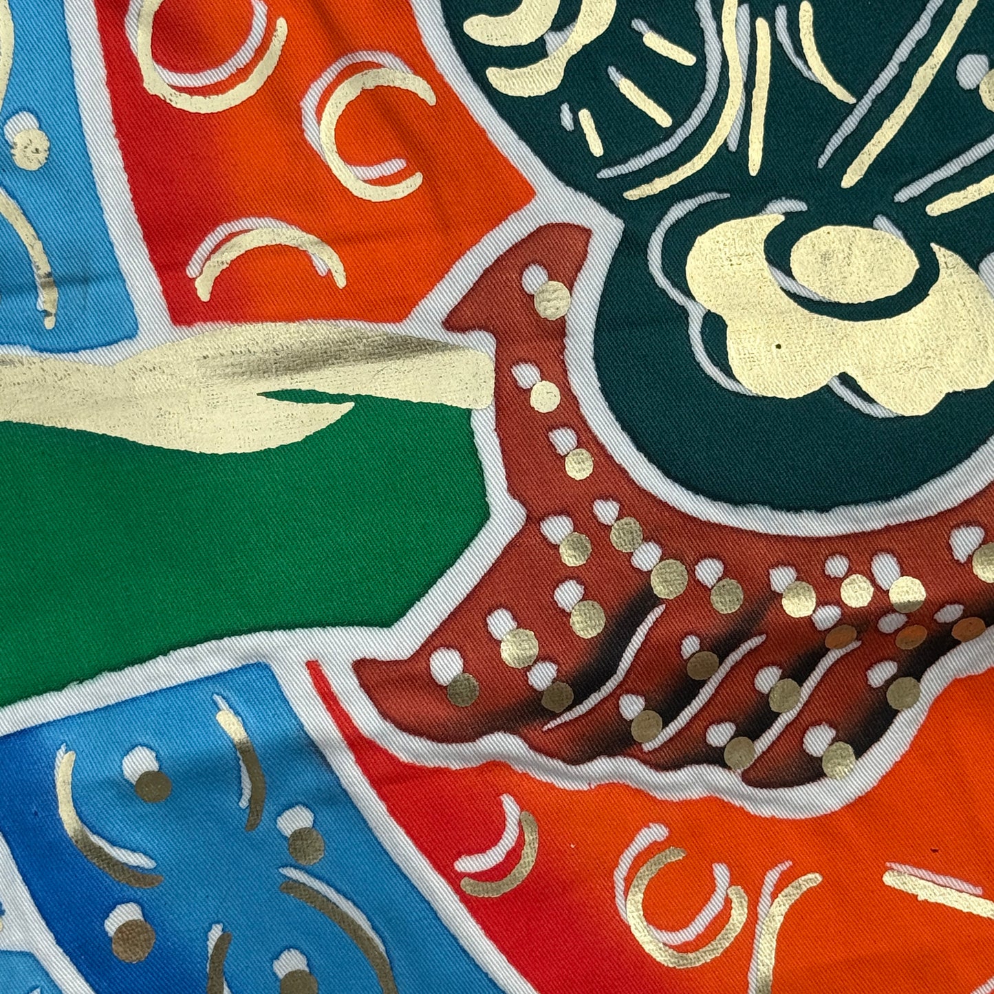 "Three Samurai" Vintage Nobori Banner