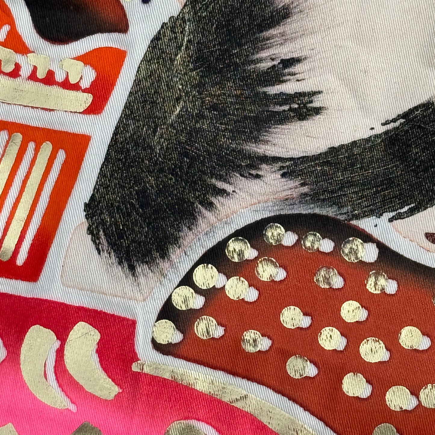 "Three Samurai" Vintage Nobori Banner