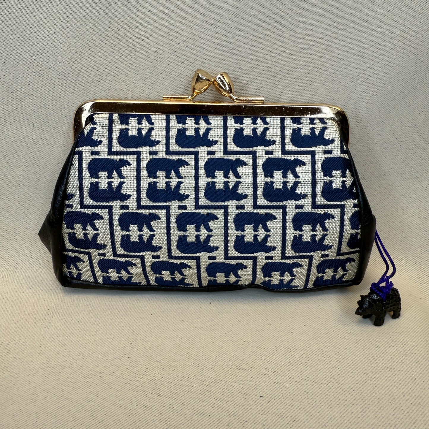 "Mirrored Bears" Japanese Clutch Purse