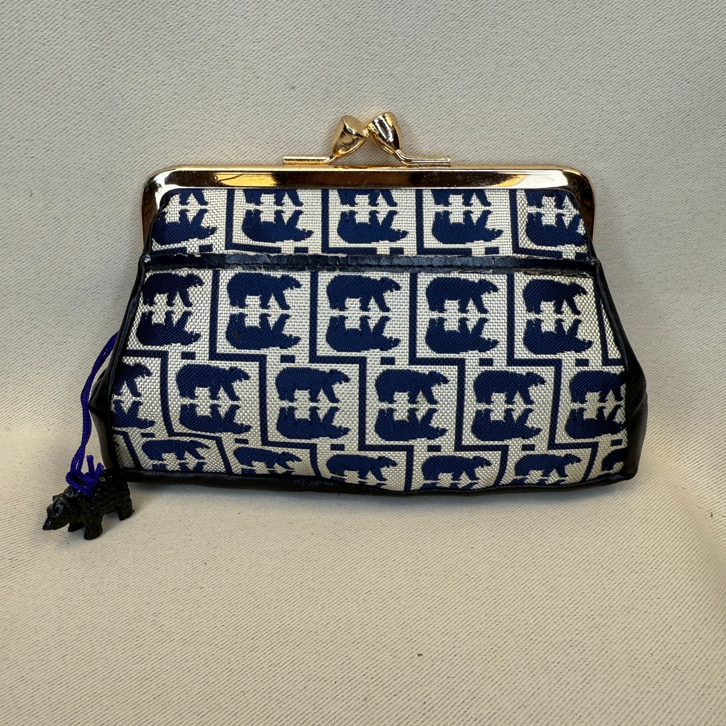 "Mirrored Bears" Japanese Clutch Purse