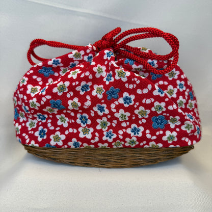 "Kyoto Cutie" Japanese Kinchaku Basket Bag