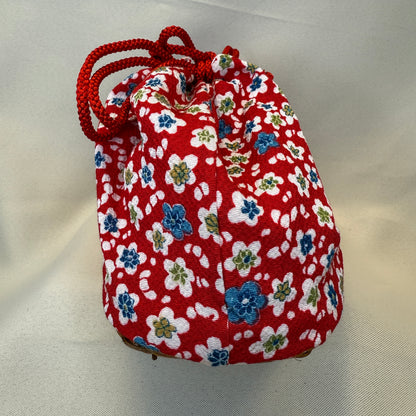 "Kyoto Cutie" Japanese Kinchaku Basket Bag