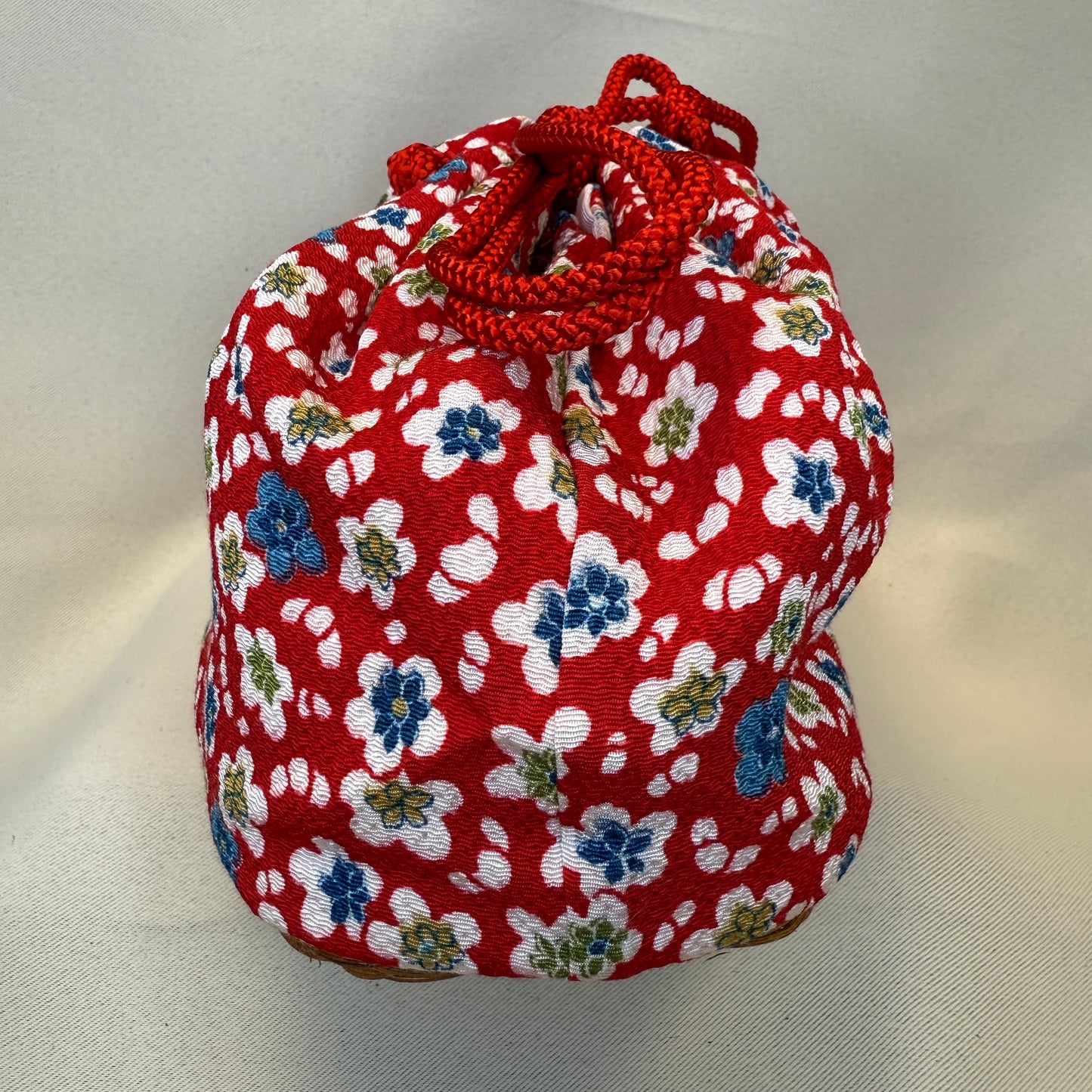 "Kyoto Cutie" Japanese Kinchaku Basket Bag