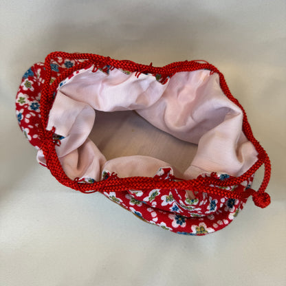 "Kyoto Cutie" Japanese Kinchaku Basket Bag