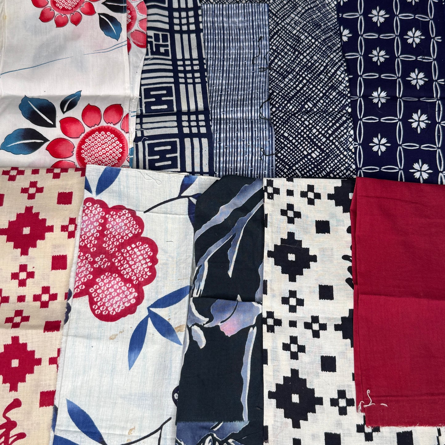 "Yukata Cotton" 10 Piece Bundle Mix