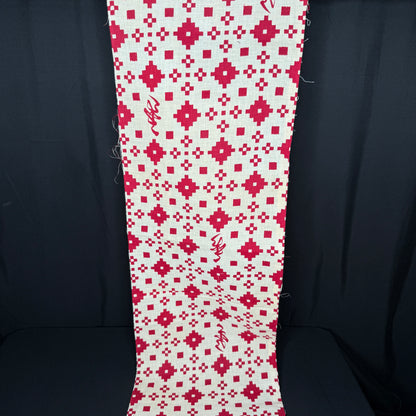 "Congratulations in Red" Vintage Kimono Yardage