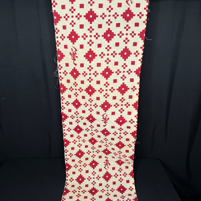 "Congratulations in Red" Vintage Kimono Yardage