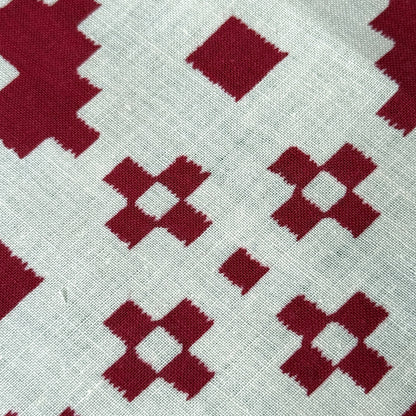 "Congratulations in Red" Vintage Kimono Yardage