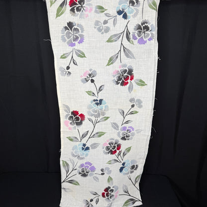 "Wild Dianthus" Vintage Kimono Yardage