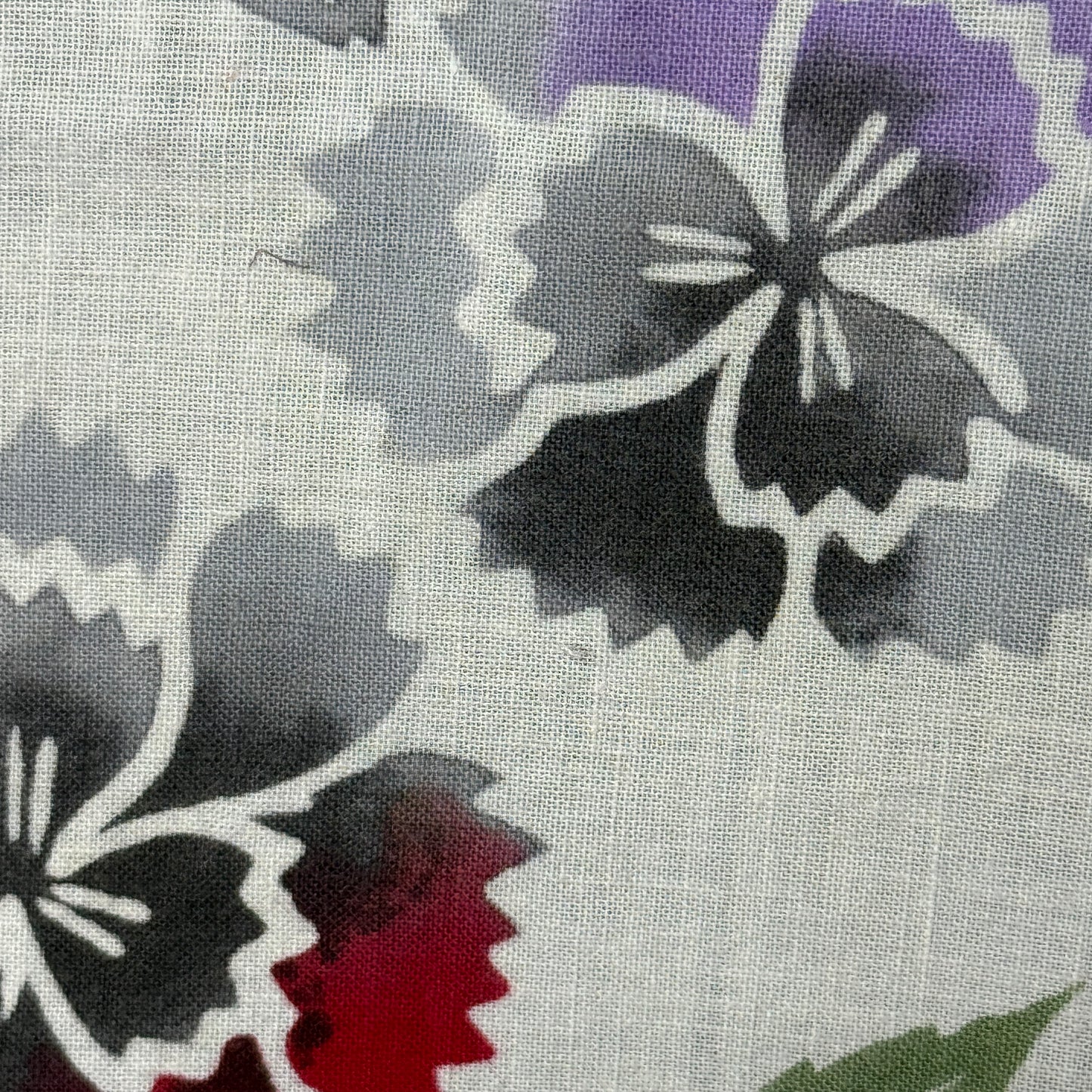 "Wild Dianthus" Vintage Kimono Yardage