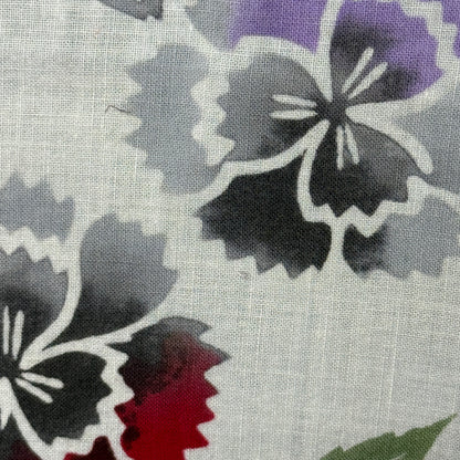 "Wild Dianthus" Vintage Kimono Yardage