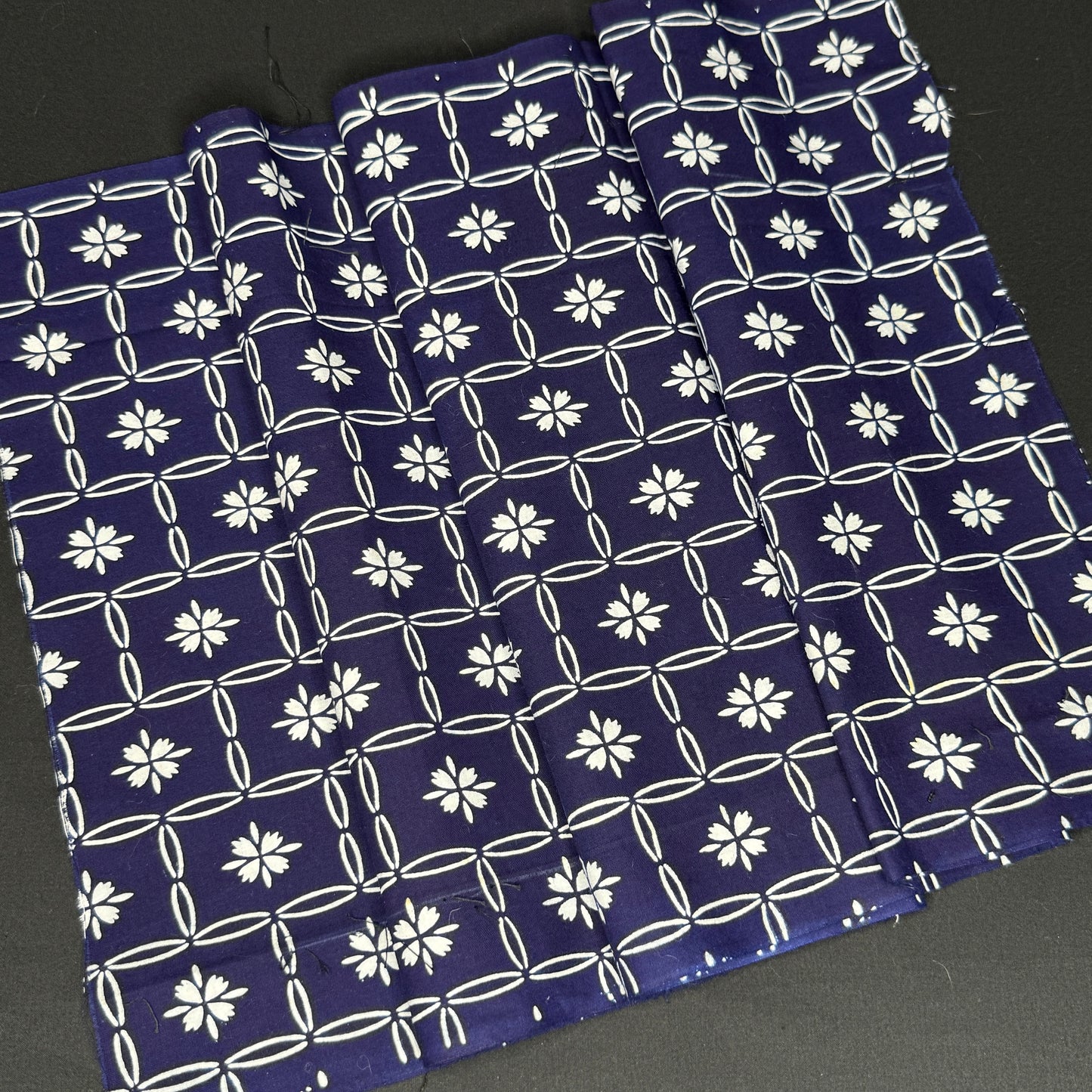 "Evening Blossoms" Vintage Kimono Yardage
