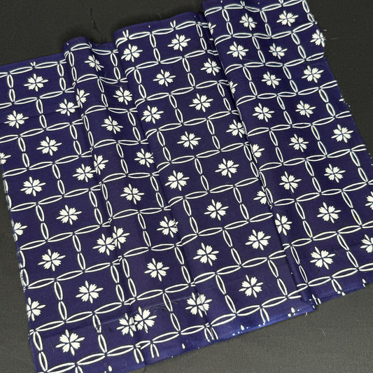 "Evening Blossoms" Vintage Kimono Yardage
