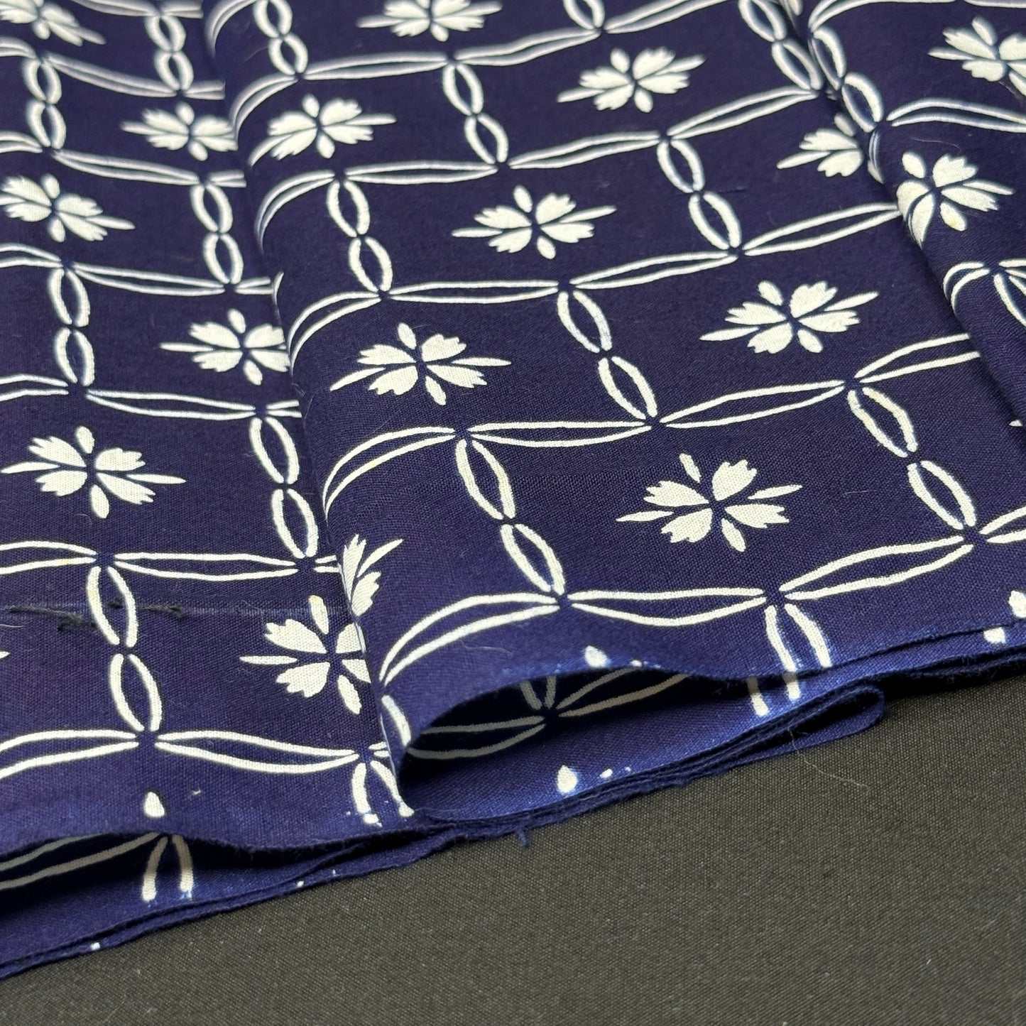 "Evening Blossoms" Vintage Kimono Yardage