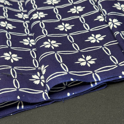 "Evening Blossoms" Vintage Kimono Yardage
