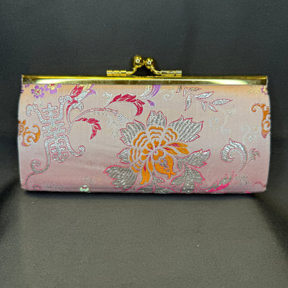 "Lucky Blooms" Japanese Clutch Purse