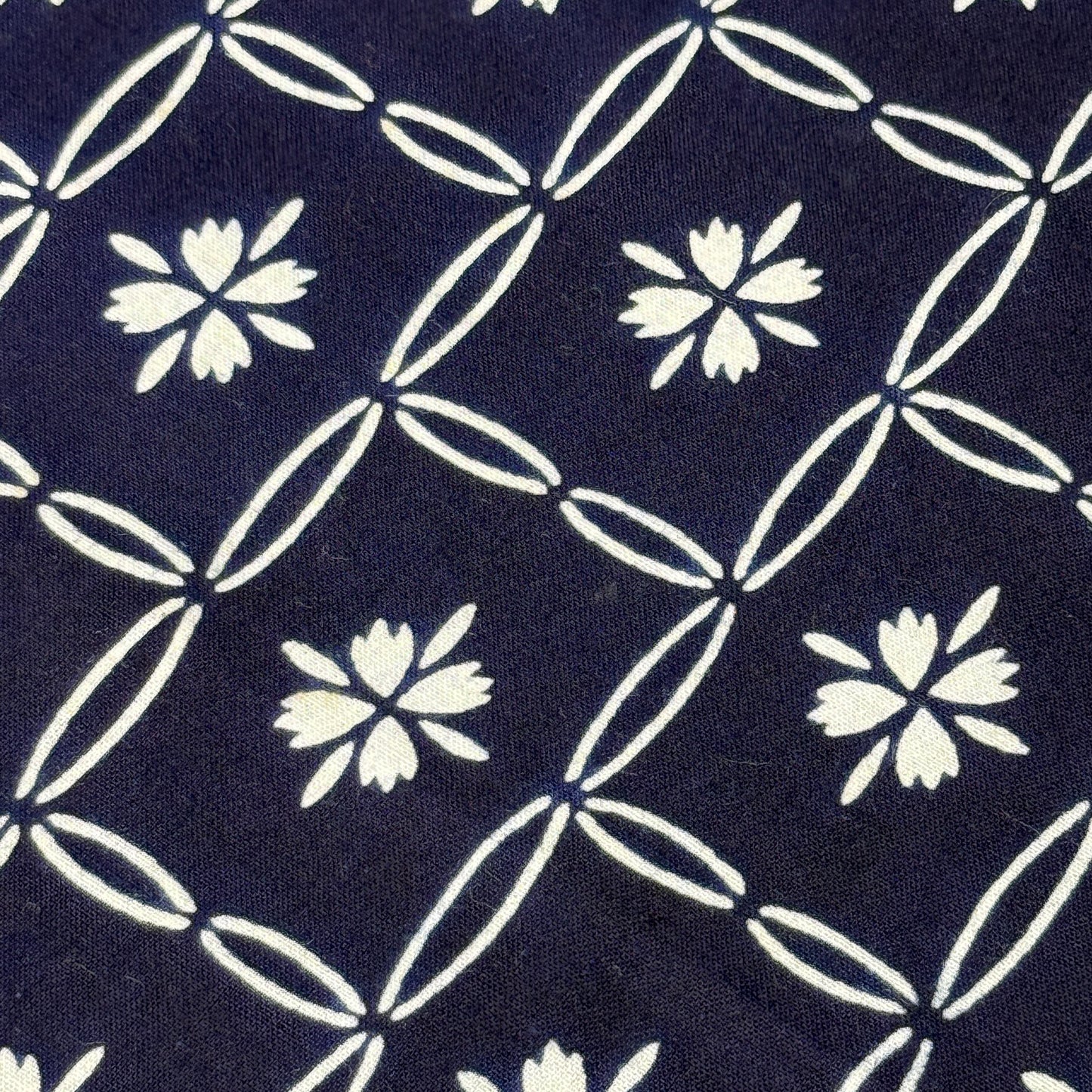 "Evening Blossoms" Vintage Kimono Yardage