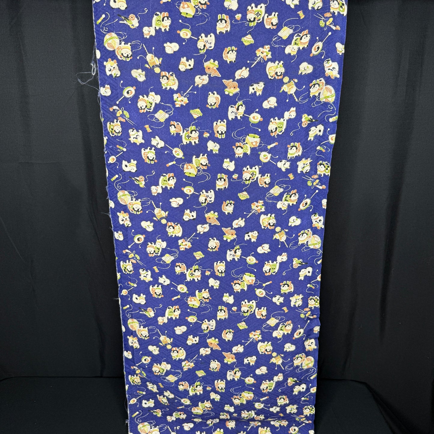 "Playtime Treasures" Vintage Kimono Yardage