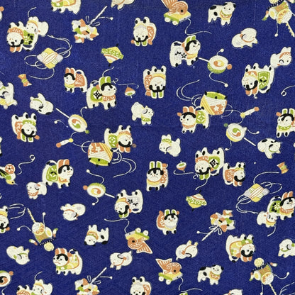 "Playtime Treasures" Vintage Kimono Yardage
