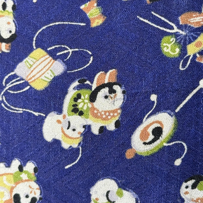 "Playtime Treasures" Vintage Kimono Yardage