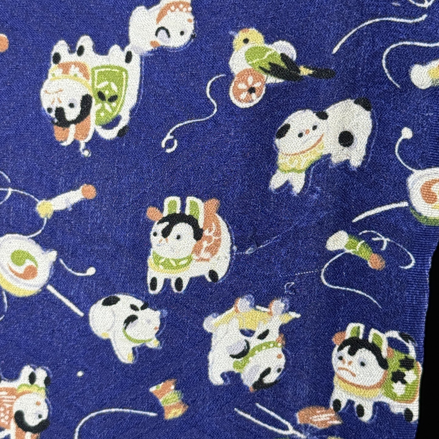 "Playtime Treasures" Vintage Kimono Yardage