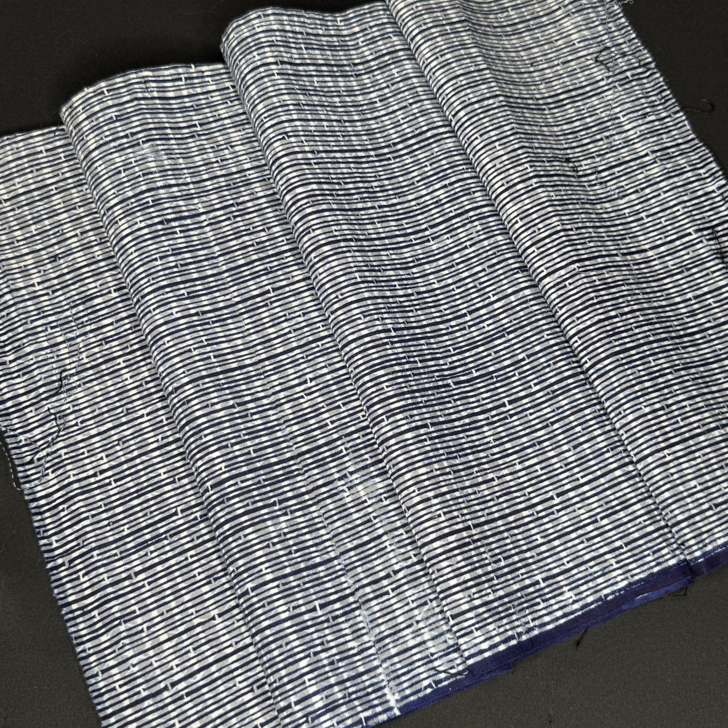 "Bamboo Stripes" Vintage Kimono Yardage