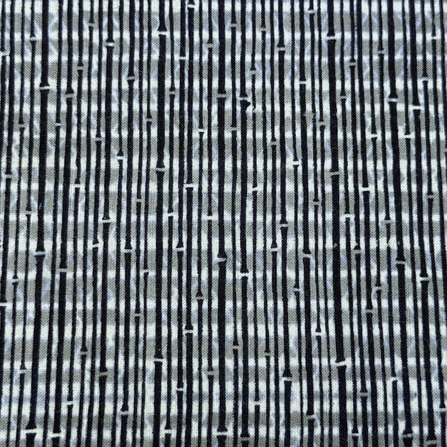 "Bamboo Stripes" Vintage Kimono Yardage