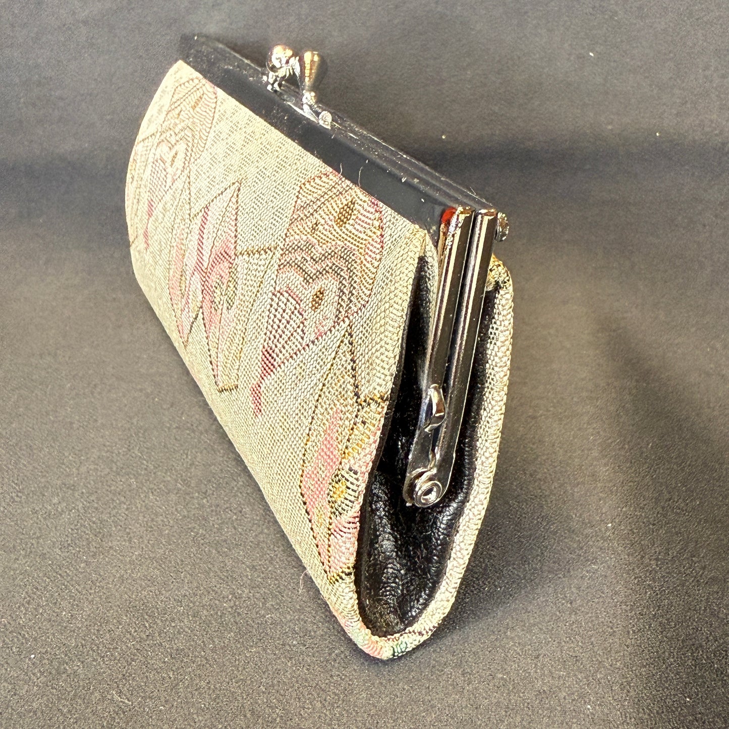 "Brocade Fans" Japanese Clutch Purse