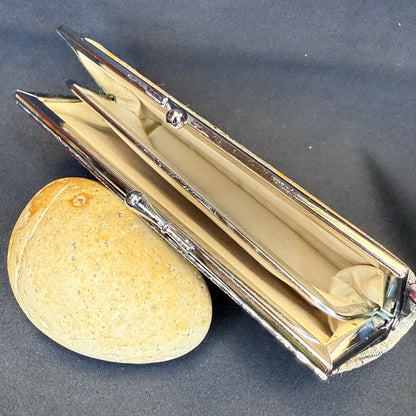 "Brocade Fans" Japanese Clutch Purse