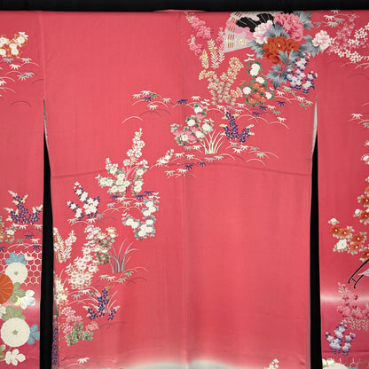 "Palace Coach" Vintage Furisode Kimono