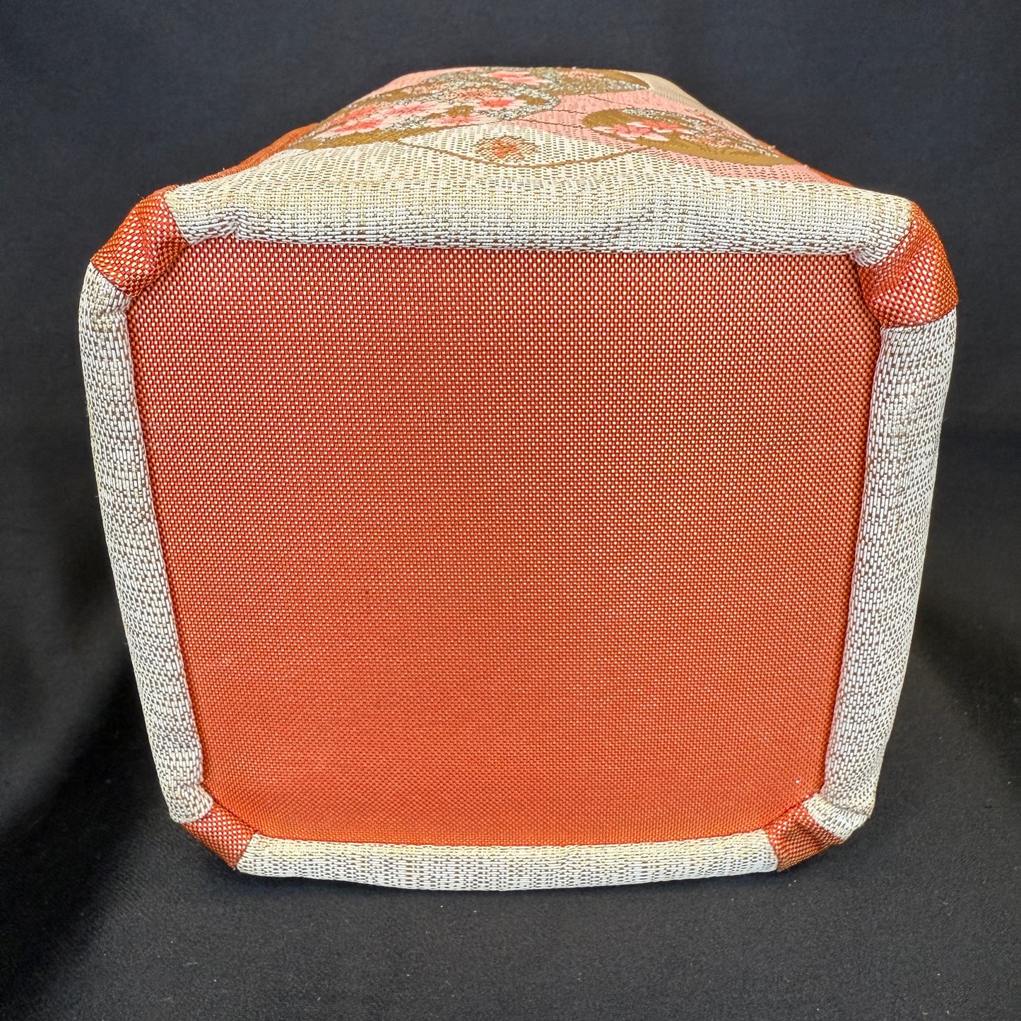 "Kimono Bloom" Japanese Kinchaku Drawstring Bag