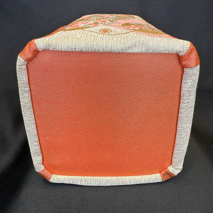 "Kimono Bloom" Japanese Kinchaku Drawstring Bag