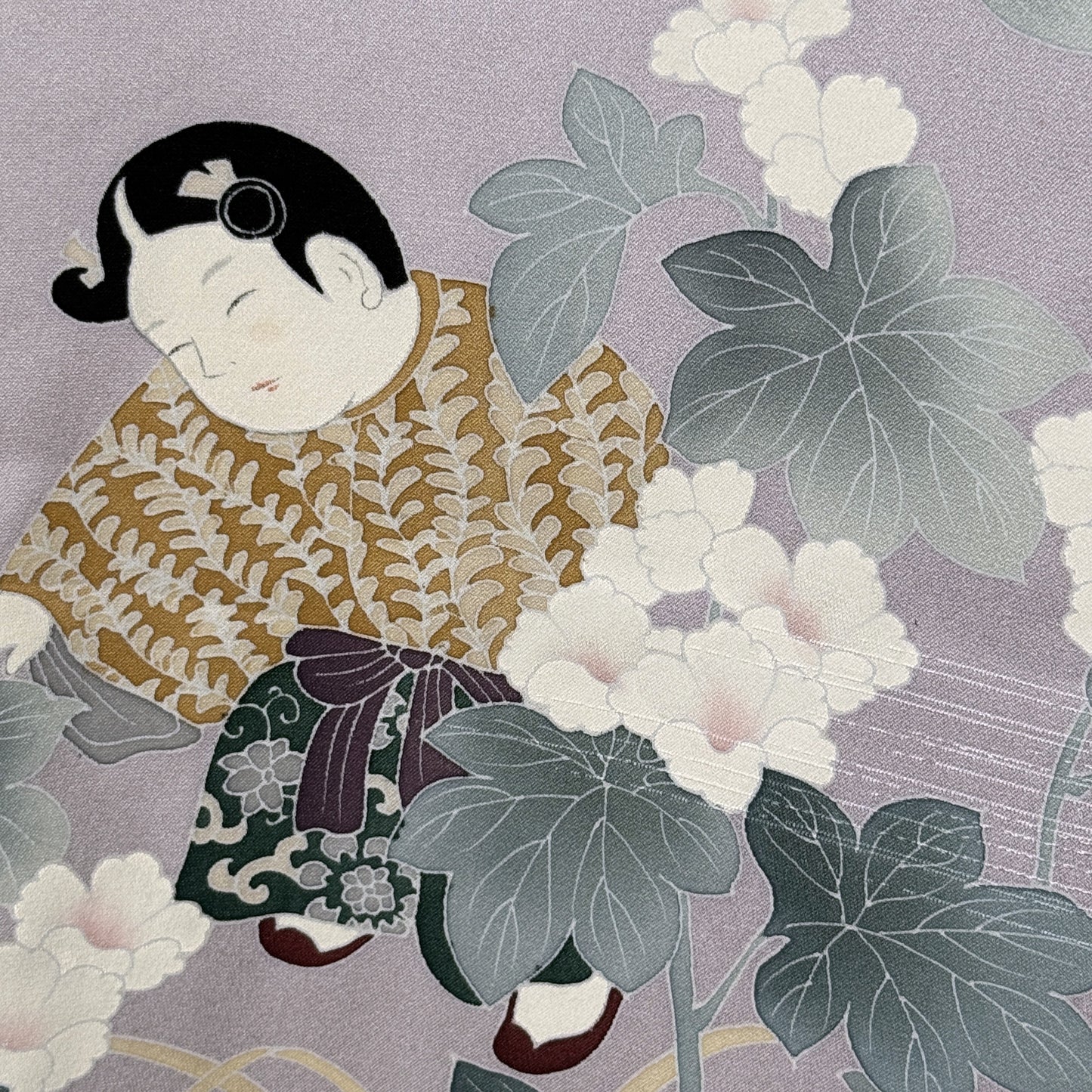 "Lavender Melody" Vintage Woman's Kimono