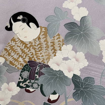 "Lavender Melody" Vintage Woman's Kimono