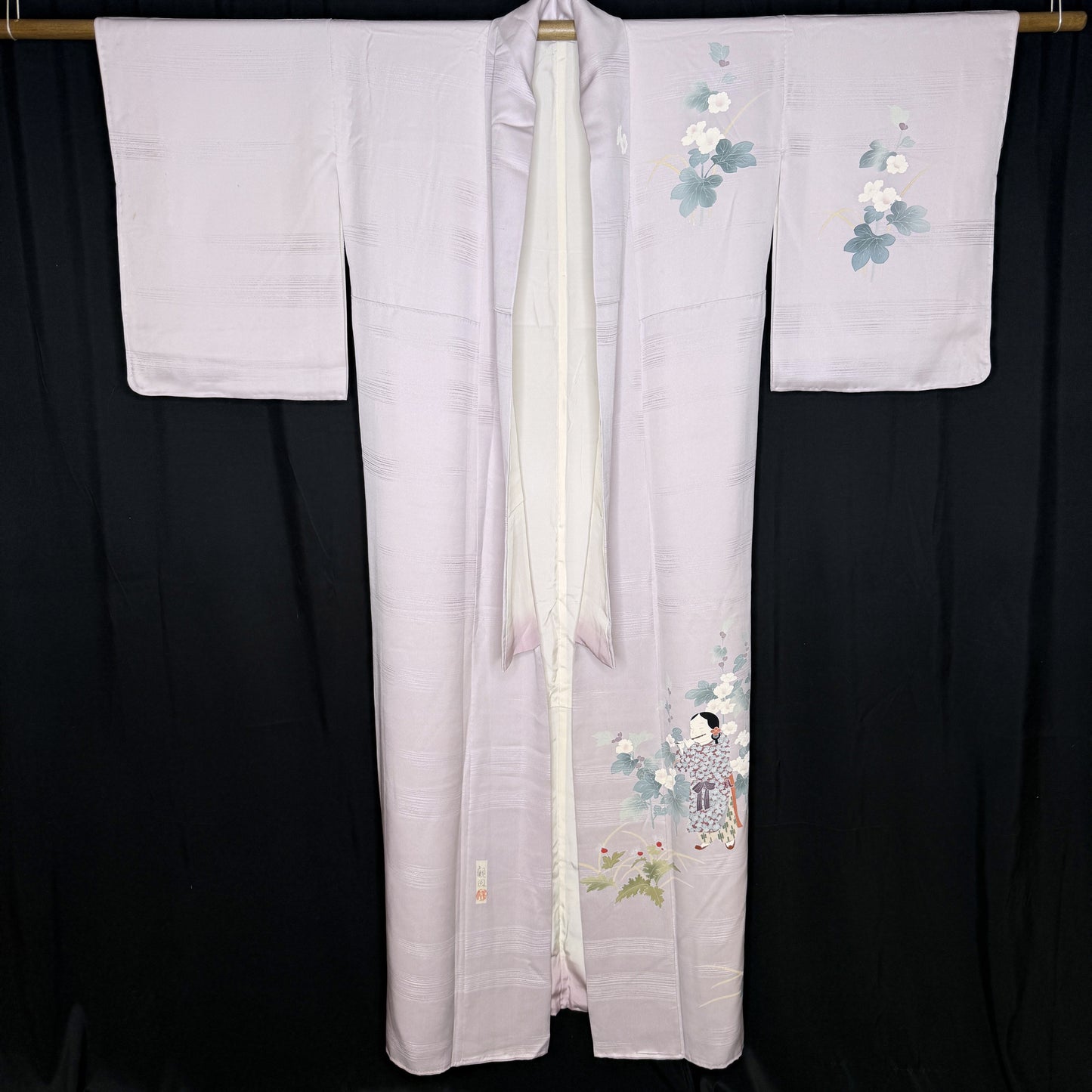 "Lavender Melody" Vintage Woman's Kimono