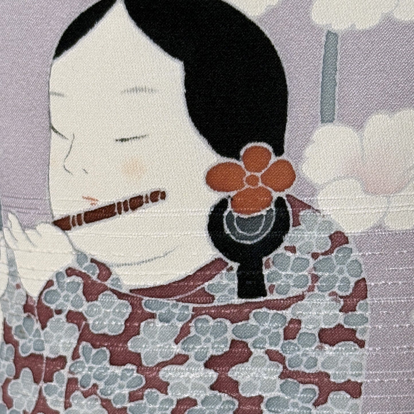 "Lavender Melody" Vintage Woman's Kimono