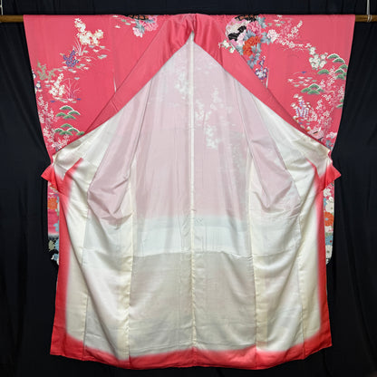 "Palace Coach" Vintage Furisode Kimono