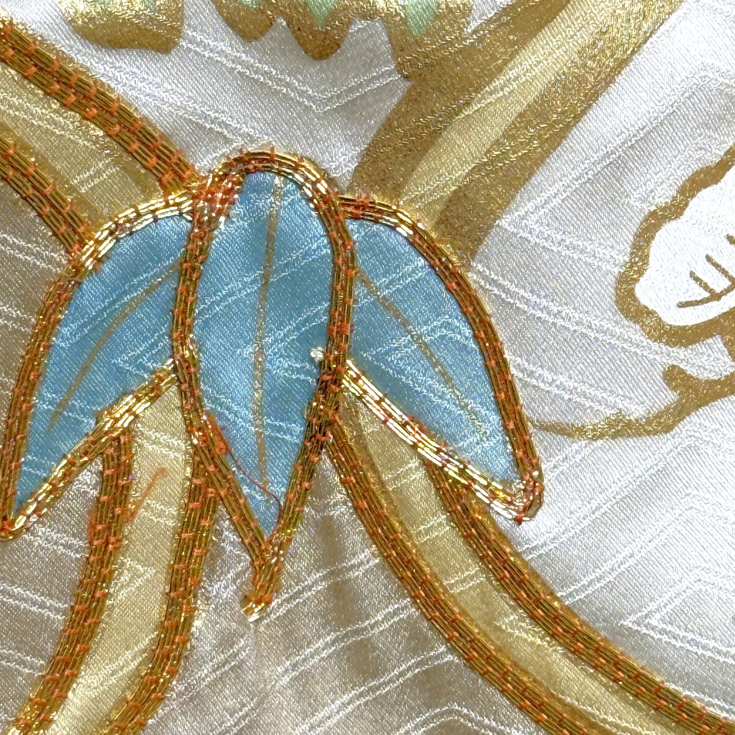 "Tatewaku, Pine, Bamboo" Vintage Furisode Kimono