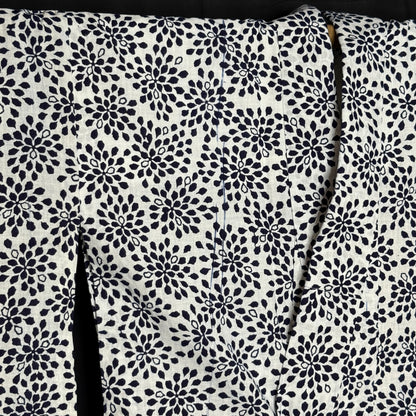"Starburst Petals" Vintage Japanese Yukata