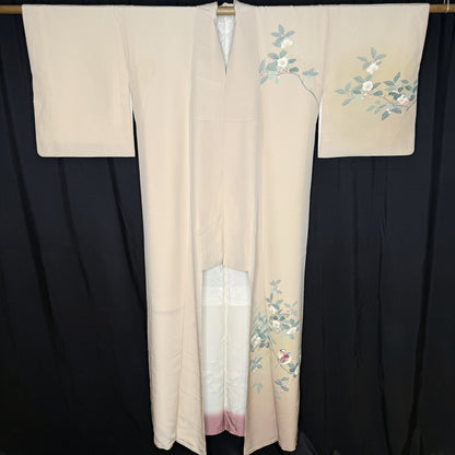 "Songbird Haven" Vintage Woman's Kimono
