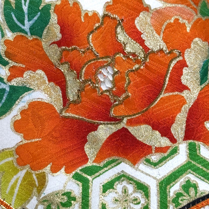 "Sensu Shibori" Vintage Furisode Kimono