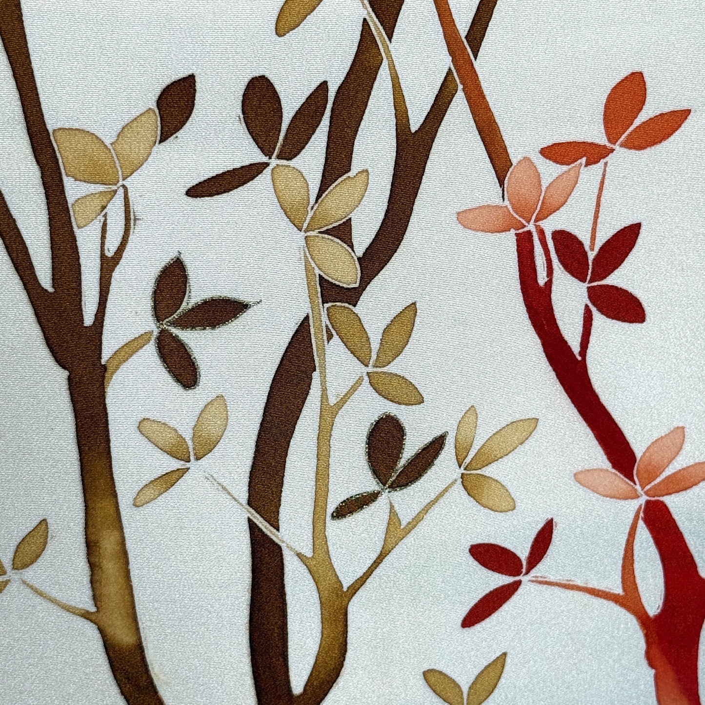 "Painted Grove" Vintage Woman's Kimono
