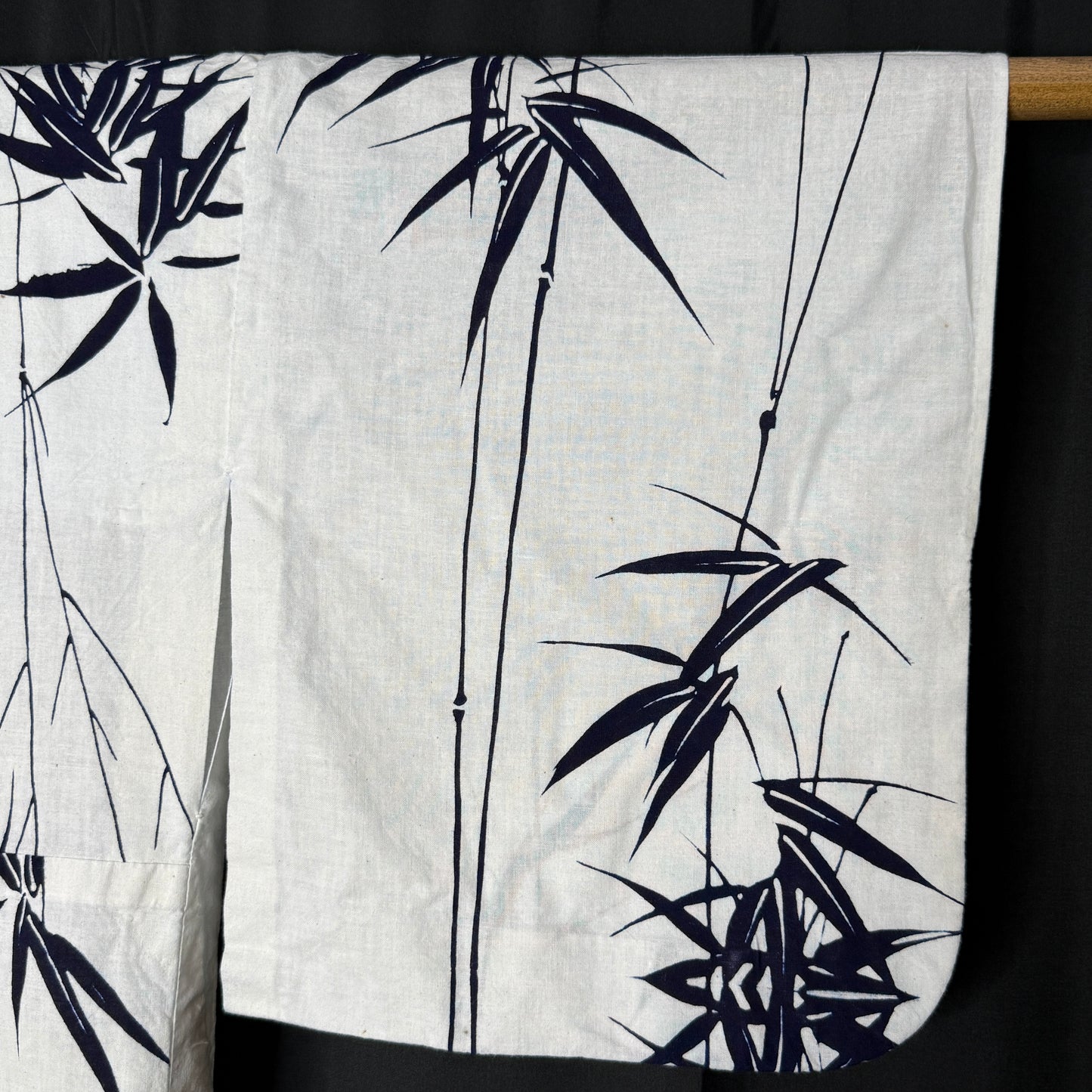 "Shadow Bamboo" Vintage Japanese Yukata