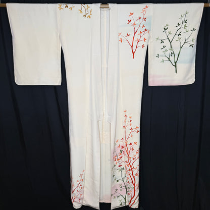 "Painted Grove" Vintage Woman's Kimono
