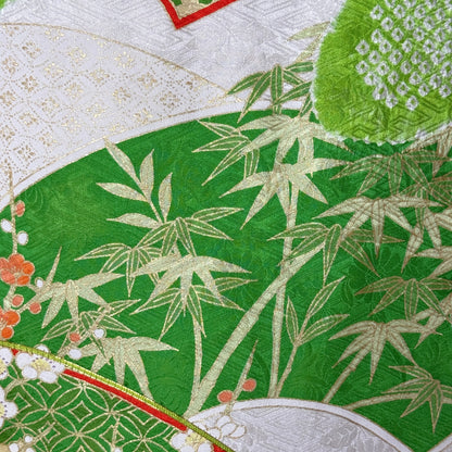 "Sensu Shibori" Vintage Furisode Kimono