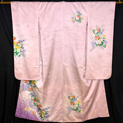 "Pastel Pink" Vintage Furisode Kimono